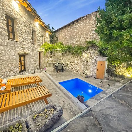 Villa Historic Pocitelj With Pool And Incredible Views On The River And Landmarks Buitenkant foto