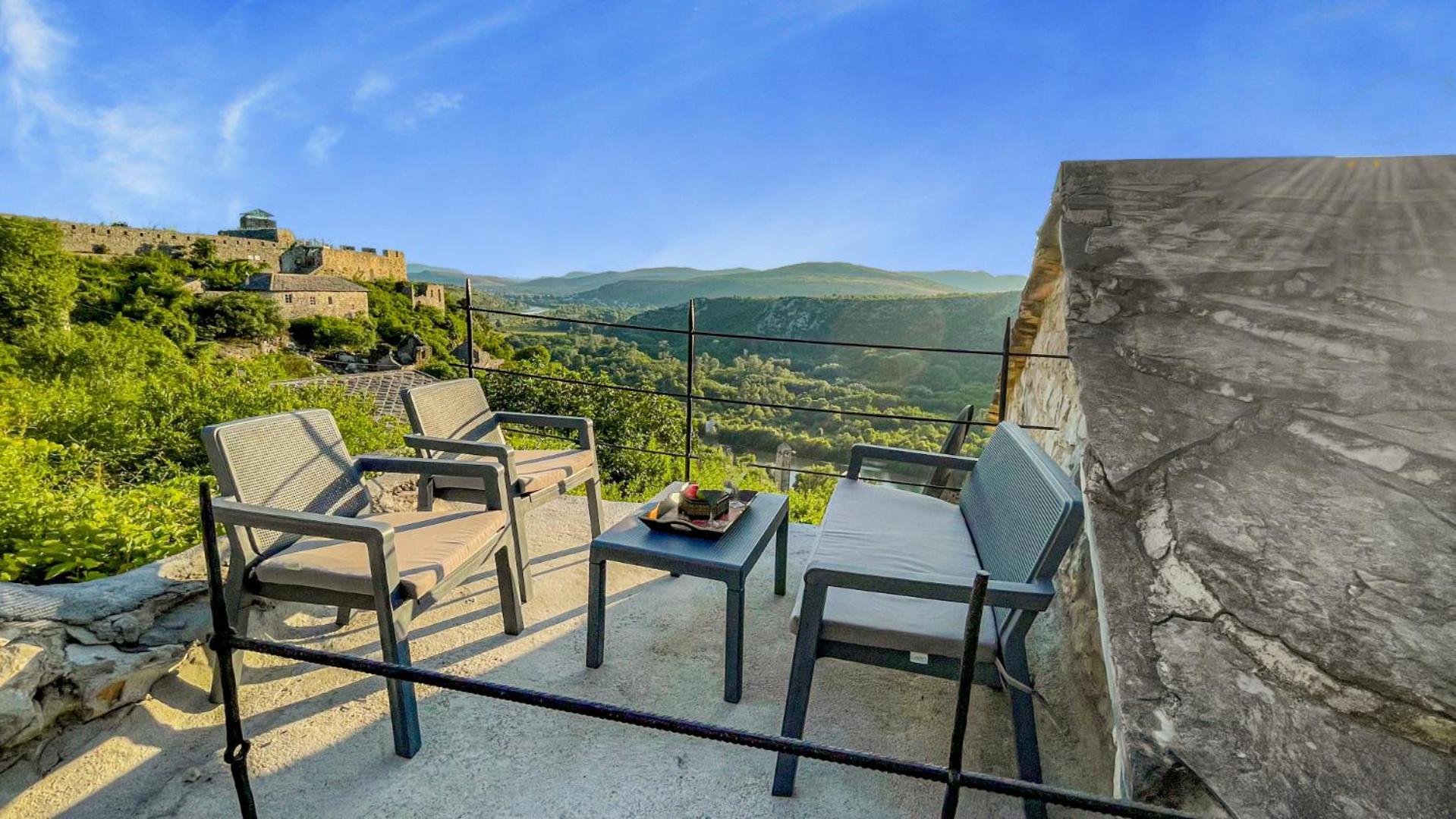 Villa Historic Pocitelj With Pool And Incredible Views On The River And Landmarks Buitenkant foto